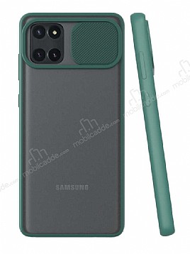 Eiroo Lens Series Samsung Galaxy Note 10 Lite Yeil Silikon Klf