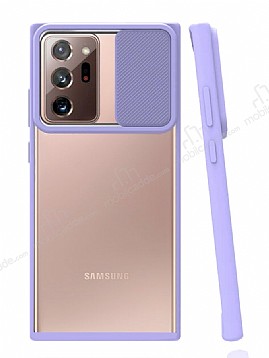 Eiroo Lens Series Samsung Galaxy Note 20 Ultra Lila Silikon Klf