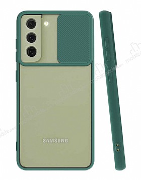 Eiroo Lens Series Samsung Galaxy S22 Plus 5G Yeil Silikon Klf