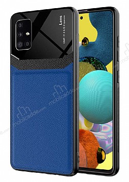 Eiroo Harbor Samsung Galaxy A51 Lacivert Silikon Klf