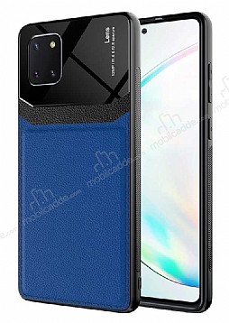 Eiroo Harbor Samsung Galaxy Note 10 Lite Lacivert Silikon Klf