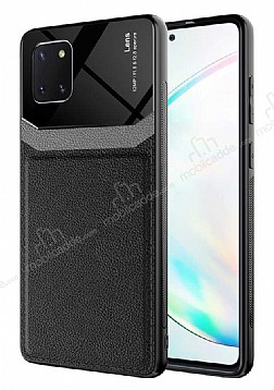 Eiroo Harbor Samsung Galaxy Note 10 Lite Siyah Silikon Klf