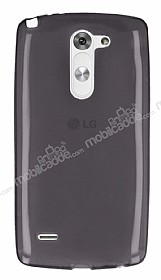 LG G3 Stylus Ultra nce effaf Siyah Silikon Klf