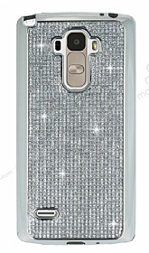 Eiroo LG G4 Stylus Tal Silver Silikon Klf