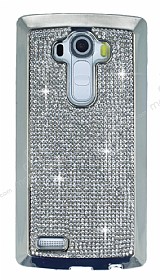 Eiroo LG G4 Tal Silver Silikon Klf