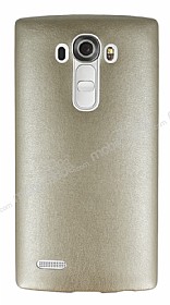 LG G4 Ultra nce Deri Gold Silikon Klf