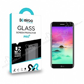 Eiroo LG K10 2017 Tempered Glass Cam Ekran Koruyucu
