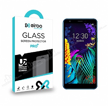 Eiroo LG K20 2019 Tempered Glass Cam Ekran Koruyucu