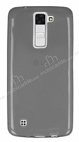 LG K8 Ultra nce effaf Siyah Silikon Klf