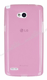 LG L80 Ultra nce effaf Pembe Silikon Klf