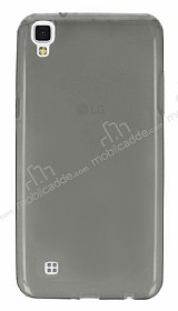 LG X Power Ultra nce effaf Siyah Silikon Klf