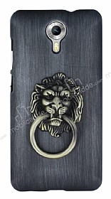 Eiroo Lion Ring General Mobile Android One / General Mobile GM 5 Selfie Yzkl Dark Silver Rubber Klf