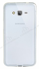Eiroo Liquid Hybrid Samsung Galaxy Grand Prime Gold Kenarl effaf Silikon Klf