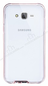 Eiroo Liquid Hybrid Samsung Galaxy J7 / Galaxy J7 Core Rose Gold Kenarl effaf Silikon Klf