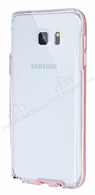 Eiroo Liquid Hybrid Samsung Galaxy Note 5 Rose Gold Kenarl effaf Silikon Klf