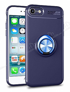Eiroo Liquid Ring iPhone 7 / 8 Standl Lacivert Silikon Klf