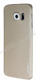 Eiroo Lucatelli Samsung Galaxy S6 Edge Ultra nce Gold Rubber Klf