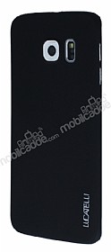 Eiroo Lucatelli Samsung Galaxy S6 Edge Ultra nce Siyah Rubber Klf