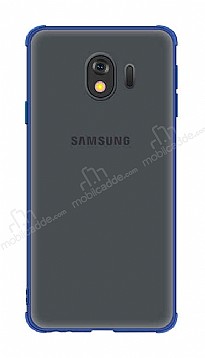 Eiroo Lucent Samsung Galaxy J4 Ultra Koruma Lacivert Klf