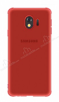 Eiroo Lucent Samsung Galaxy J4 Ultra Koruma Krmz Klf