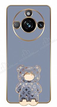 Eiroo Lks Ay Realme 11 Pro Standl Kamera Korumal Mavi Silikon Klf