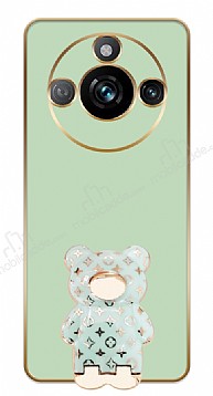 Eiroo Lks Ay Realme 11 Pro Standl Kamera Korumal Yeil Silikon Klf