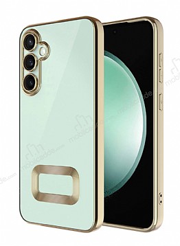 Eiroo Luxury Clear Samsung Galaxy A05s Kamera Korumal Gold Silikon Klf