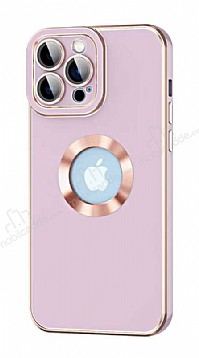Eiroo Luxury Protection iPhone 13 Pro Kamera Korumalı Mor Silikon Kılıf