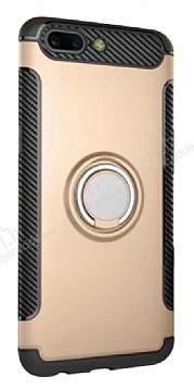 Eiroo Mage Fit Huawei Mate 9 Pro Standl Ultra Koruma Gold Klf