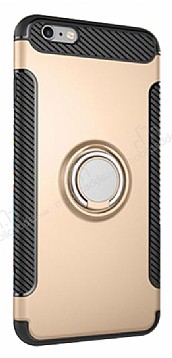 Eiroo Mage Fit iPhone 6 Plus / 6S Plus Standl Ultra Koruma Gold Klf