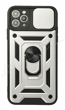 Eiroo Magnet Lens iPhone 11 Pro Max Ultra Koruma Silver Klf