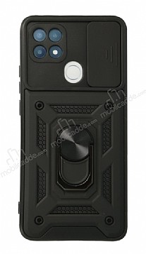 Eiroo Magnet Lens Oppo A15 / A15s Ultra Koruma Siyah Klf