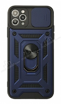 Eiroo Magnet Lens iPhone 13 Pro Max 6.7 in Ultra Koruma Lacivert Klf