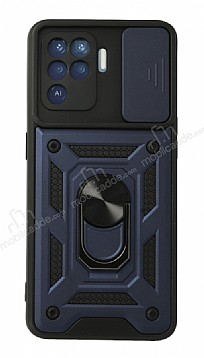 Eiroo Magnet Lens Oppo A94 Ultra Koruma Lacivert Klf