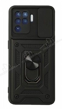 Eiroo Magnet Lens Oppo A94 Ultra Koruma Siyah Klf