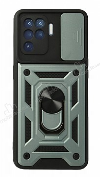 Eiroo Magnet Lens Oppo A94 Ultra Koruma Yeil Klf