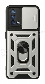 Eiroo Magnet Lens Oppo F19 Ultra Koruma Silver Klf