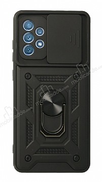 Eiroo Magnet Lens Samsung Galaxy A72 / A72 5G Ultra Koruma Siyah Klf