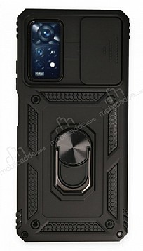 Eiroo Magnet Lens Xiaomi Redmi Note 11 Pro Ultra Koruma Siyah Klf