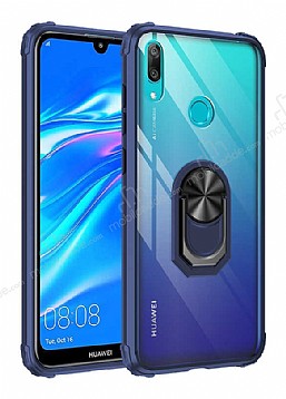 Eiroo Magnetics Huawei Y7 Prime 2019 Ultra Koruma Lacivert Klf
