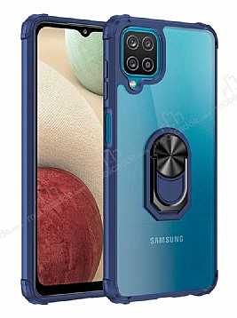 Eiroo Magnetics Samsung Galaxy M12 Ultra Koruma Mavi Klf