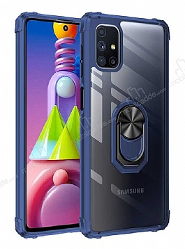 Eiroo Magnetics Samsung Galaxy M51 Ultra Koruma Lacivert Klf