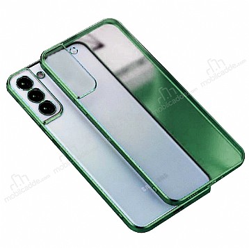 Eiroo Matte Crystal Samsung Galaxy S21 Plus Yeşil Rubber Kılıf