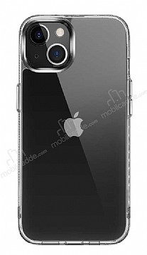 Eiroo Metal Serisi iPhone 14 Silikon Kenarl effaf Rubber Klf