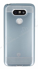 Eiroo Metallic Fit LG G5 Silver Silikon Klf