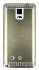 Eiroo Metallic Fit Samsung N9100 Galaxy Note 4 Gold Silikon Klf