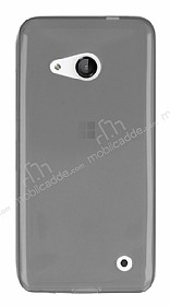 Microsoft Lumia 550 Ultra nce effaf Siyah Silikon Klf