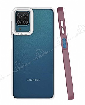 Eiroo Mima Samsung Galaxy A12 / M12 Kamera Korumal Mrdm Rubber Klf