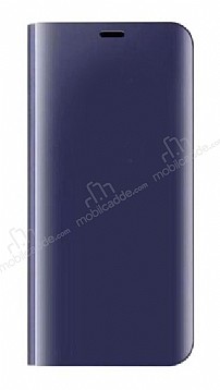 Eiroo Mirror Cover Samsung Galaxy A6 Plus 2018 Aynal Kapakl Lacivert Klf