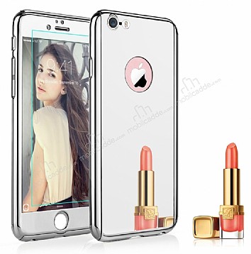 Eiroo Mirror Protect Fit iPhone SE / 5 / 5S Aynal 360 Derece Koruma Silver Klf